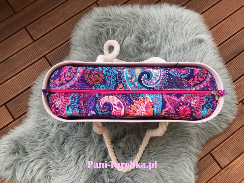 organizer obag standard paisley fioletowy