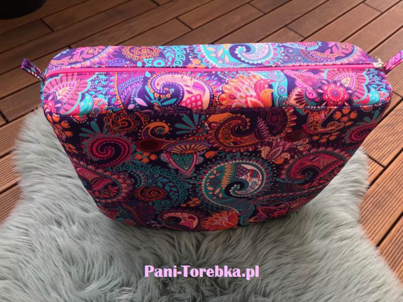 organizer obag standard paisley fioletowy