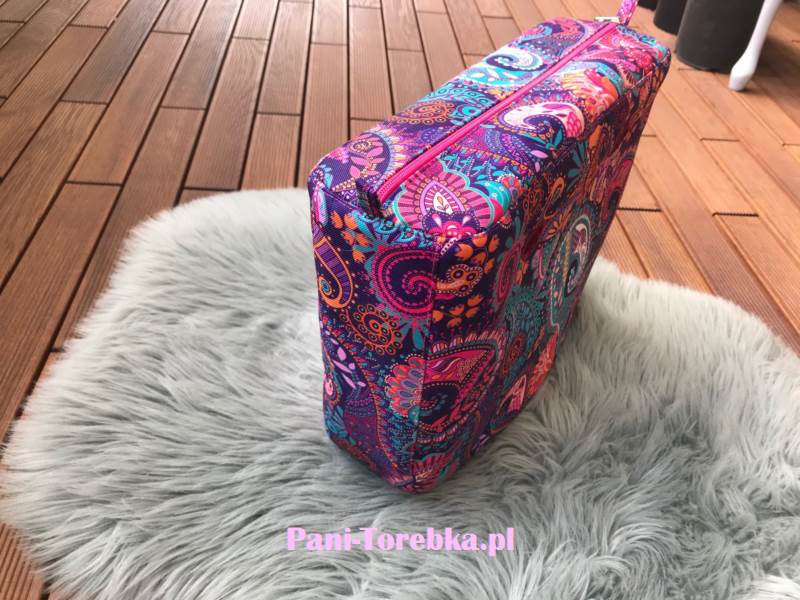 organizer obag standard paisley fioletowy