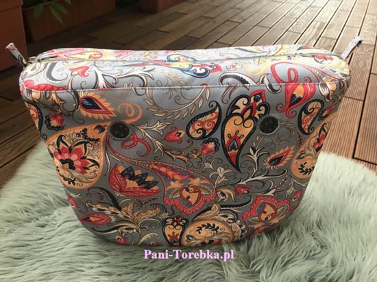 organizer obag standard paisley szary