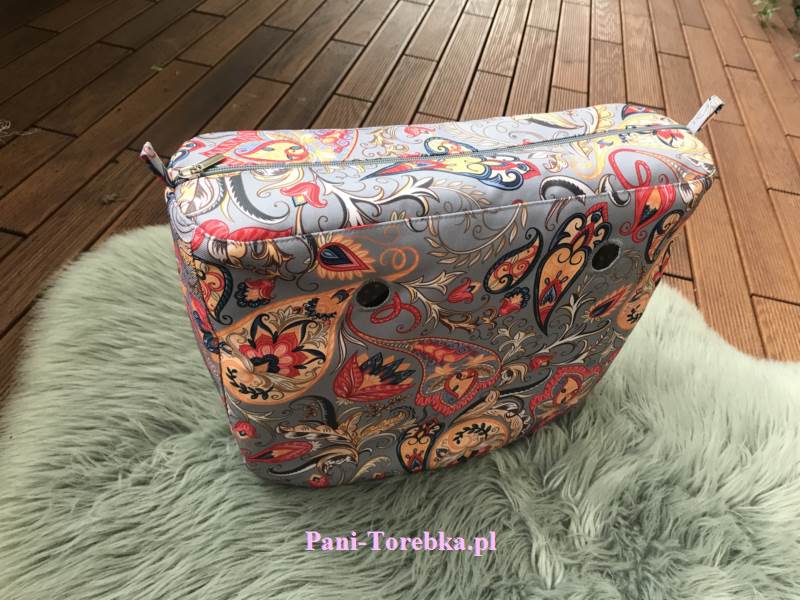 organizer obag standard paisley szary