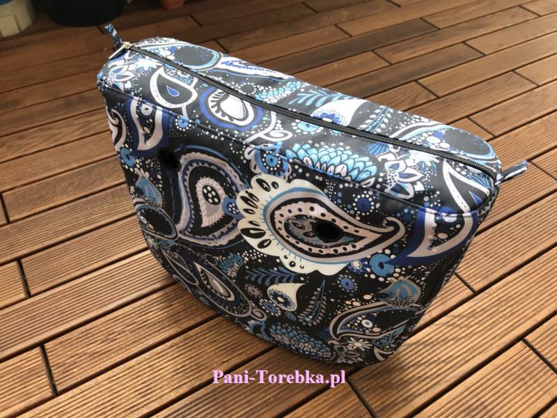 organizer obag standard paisley granatowy