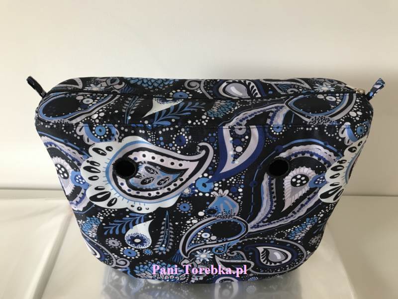 tkanina paisley granatowy