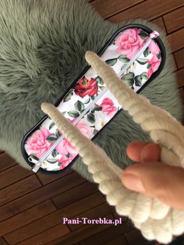 organizer obag mini roze na bialym