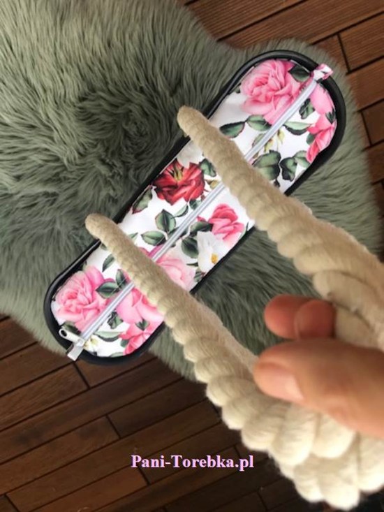 organizer obag mini roze na bialym