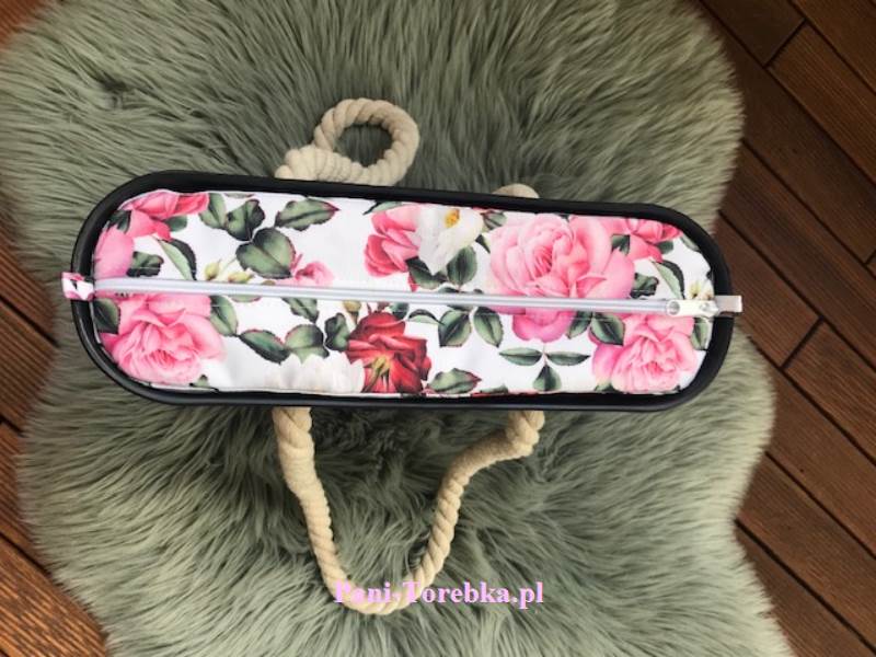 organizer obag mini roze na bialym