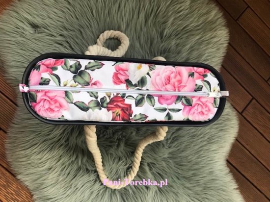 organizer obag mini roze na bialym
