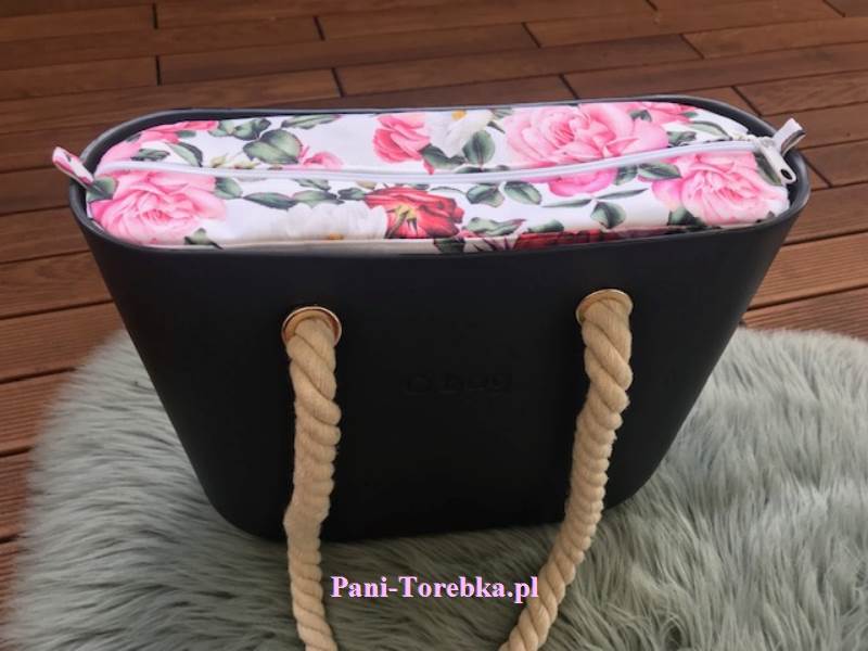 organizer obag mini roze na bialym