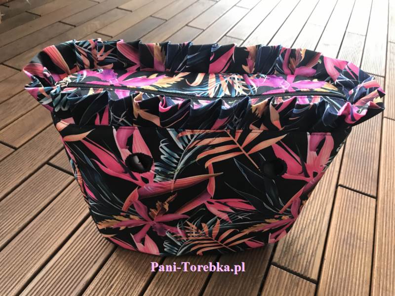 tkanina dzikie kwiaty - plus 15 zl do ceny organizera