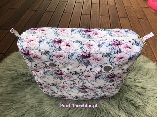 tkanina pastelowe bukiety - plus 15 zł do ceny organizera