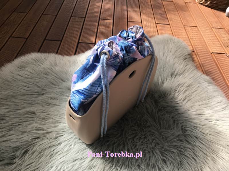 tkanina liście akwarela