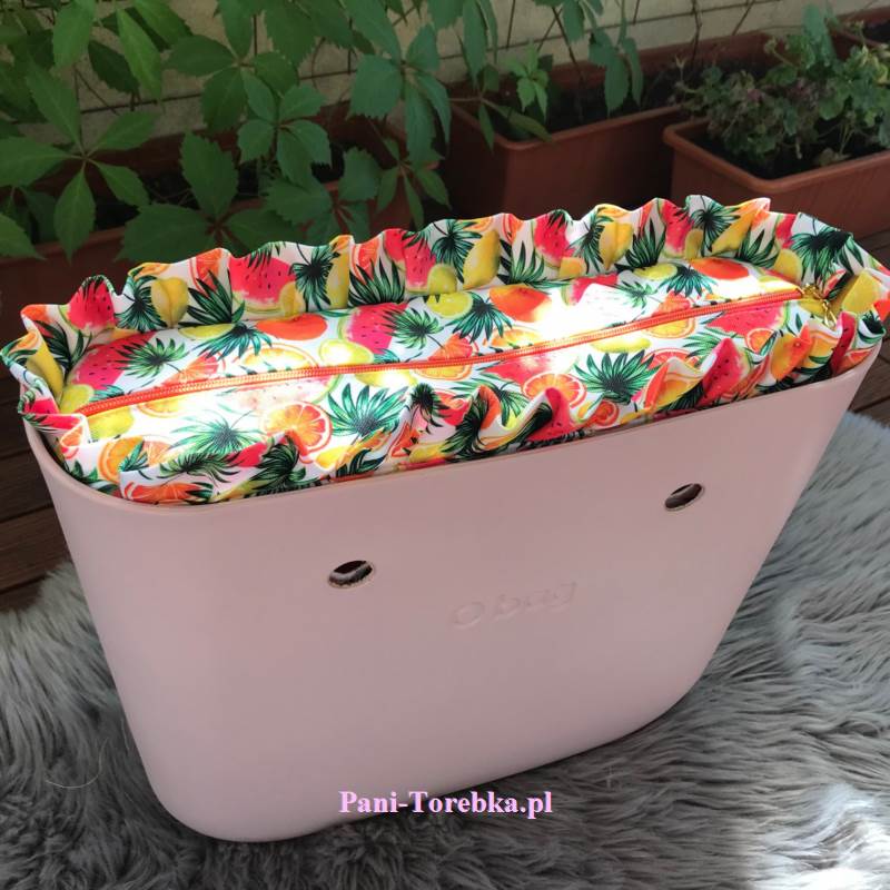 organizer obag standard owoce tropikalne plus falbanka