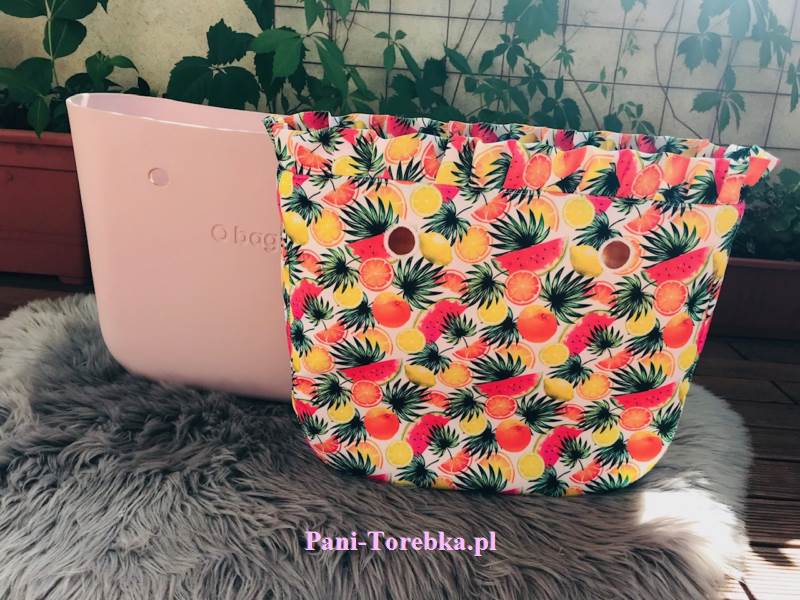 organizer obag standard owoce tropikalne plus falbanka