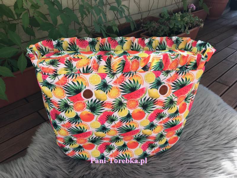 organizer obag standard owoce tropikalne plus falbanka