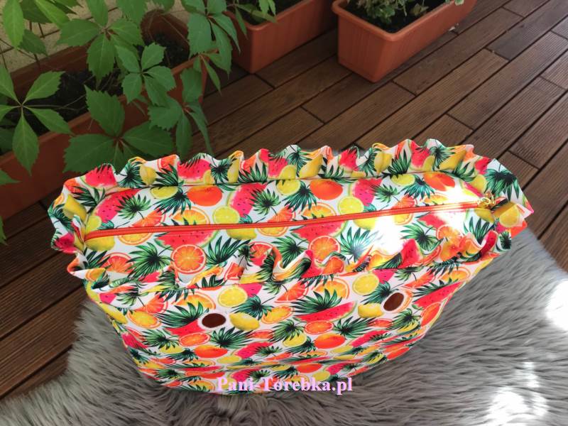 organizer obag standard owoce tropikalne plus falbanka
