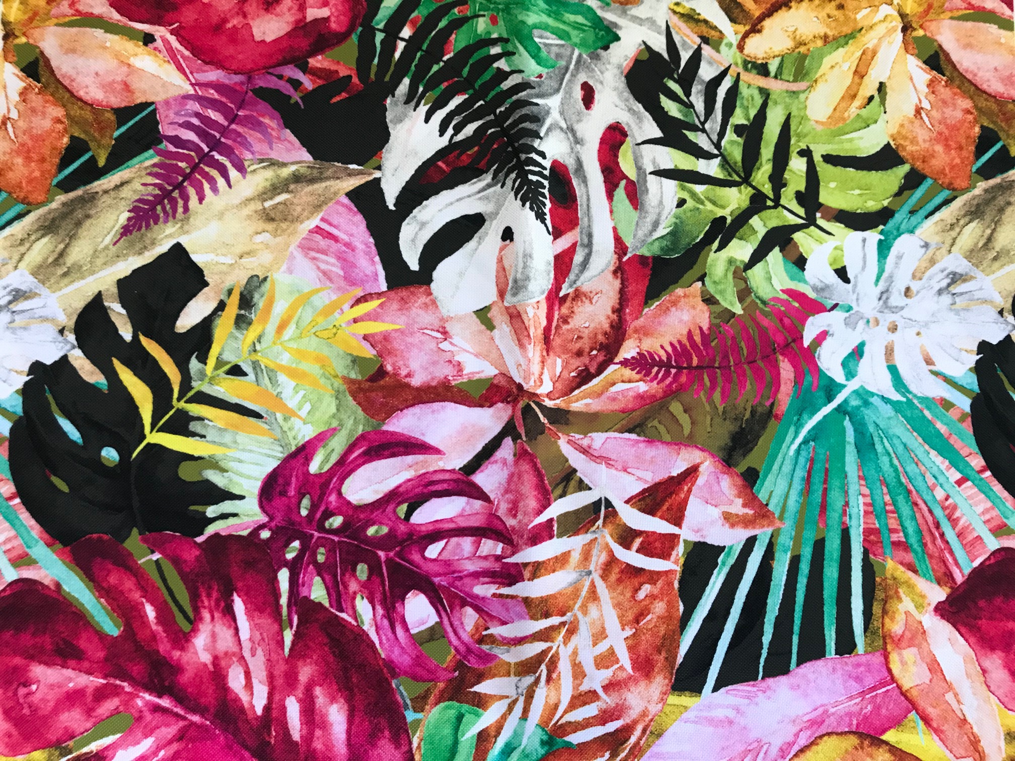 tkanina tropiki czerwony