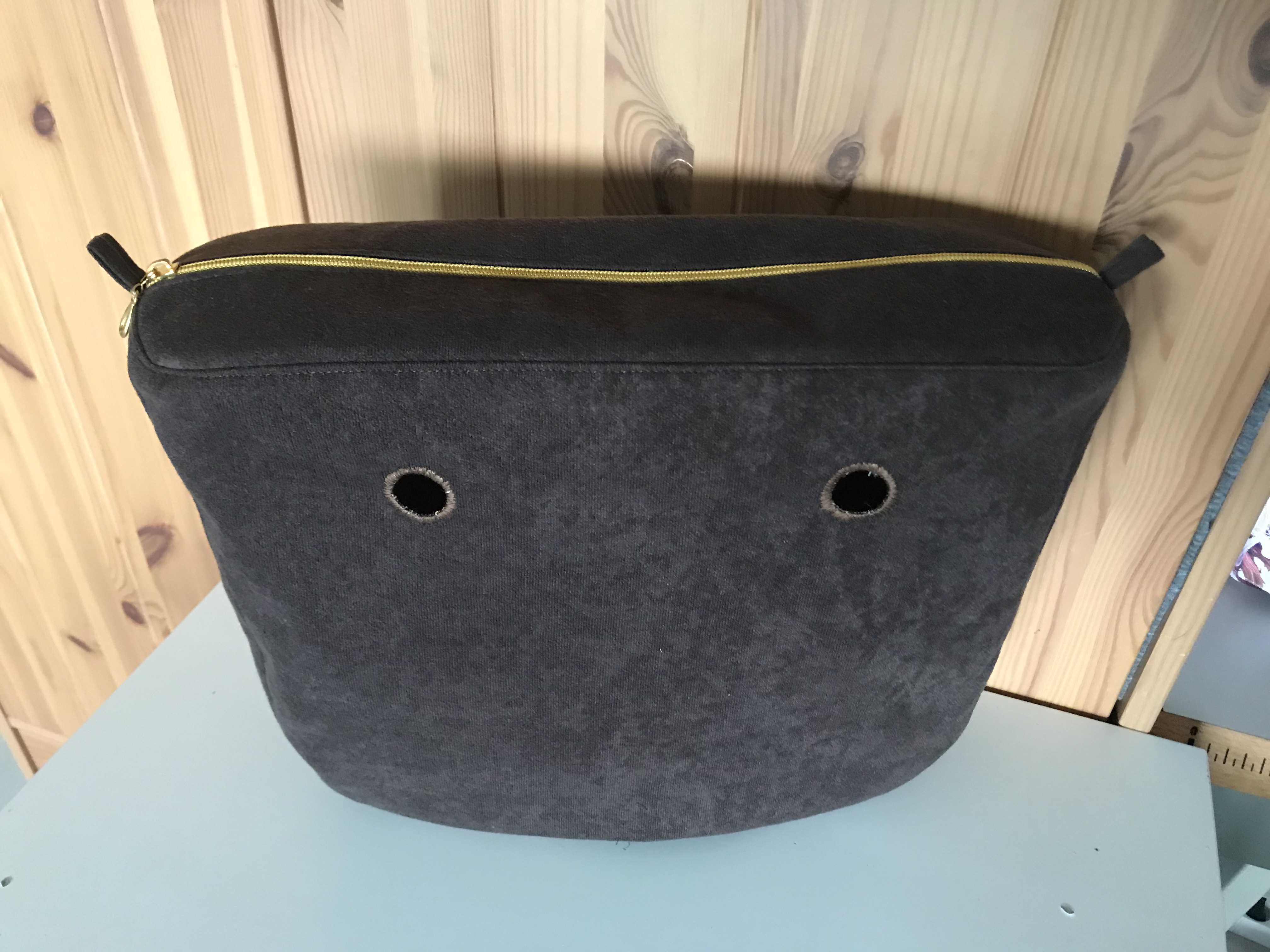 tkanina mikrofaza czekoladowy brąz