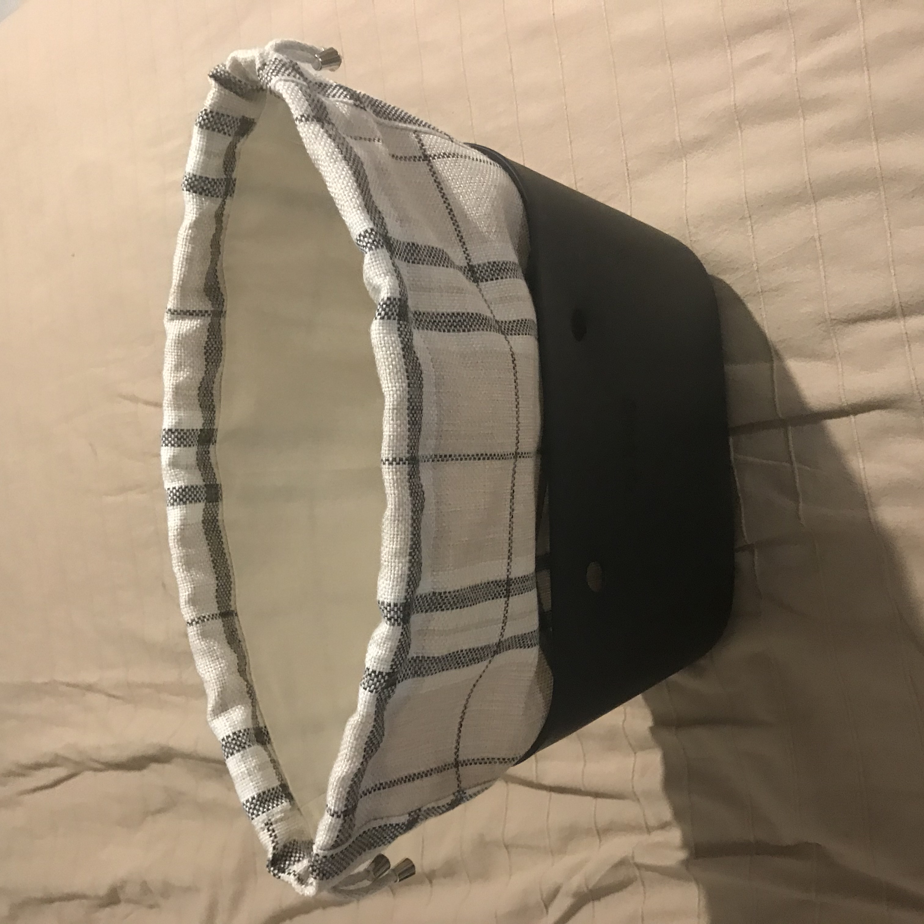 organizer obag komin mini kratka beż