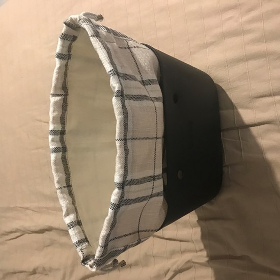 organizer obag komin mini kratka beż
