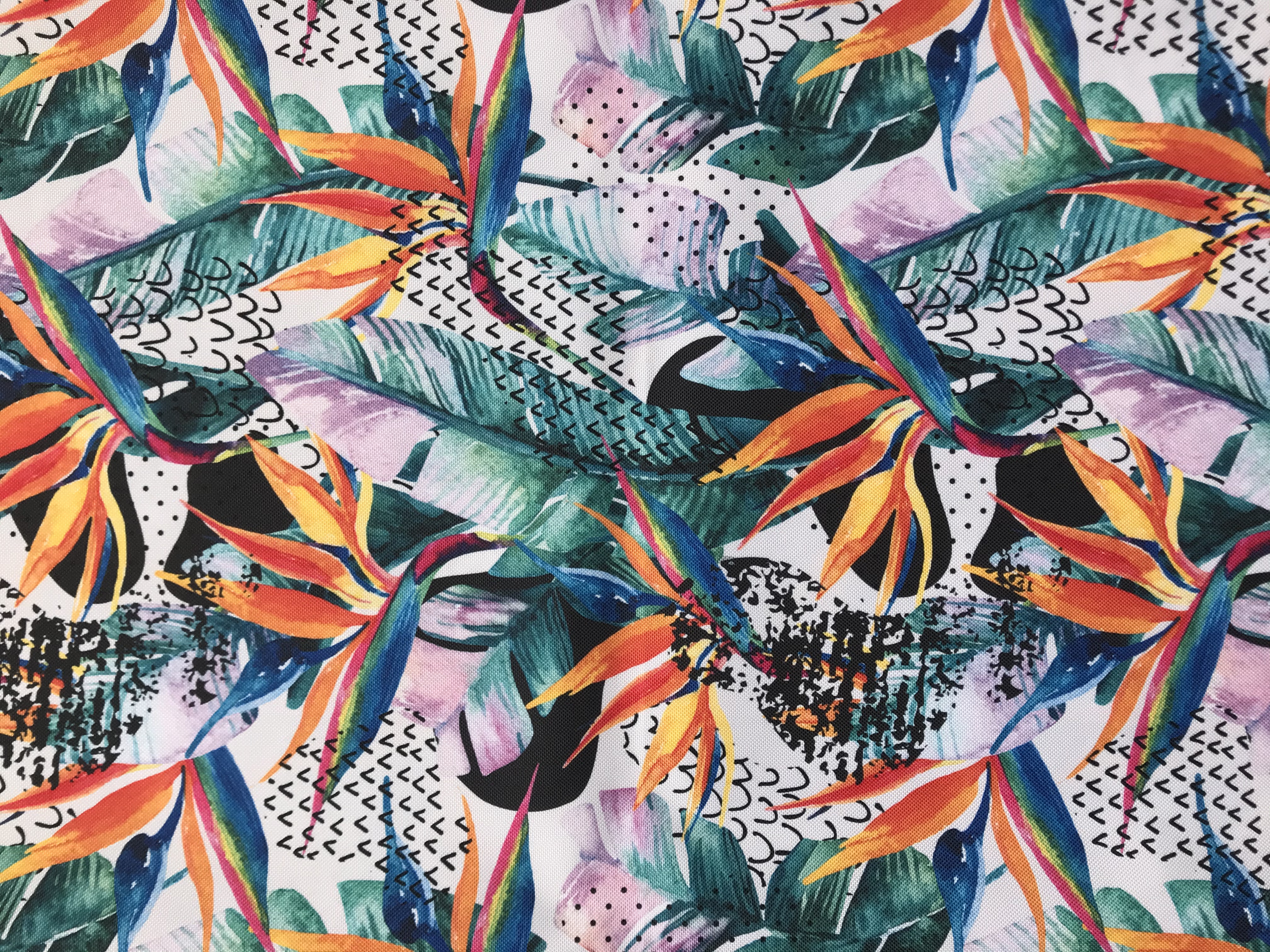 tkanina ogniste tropiki