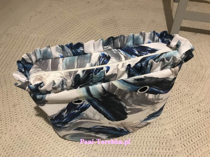 organizer standard plus falbanka niebieskie pióra