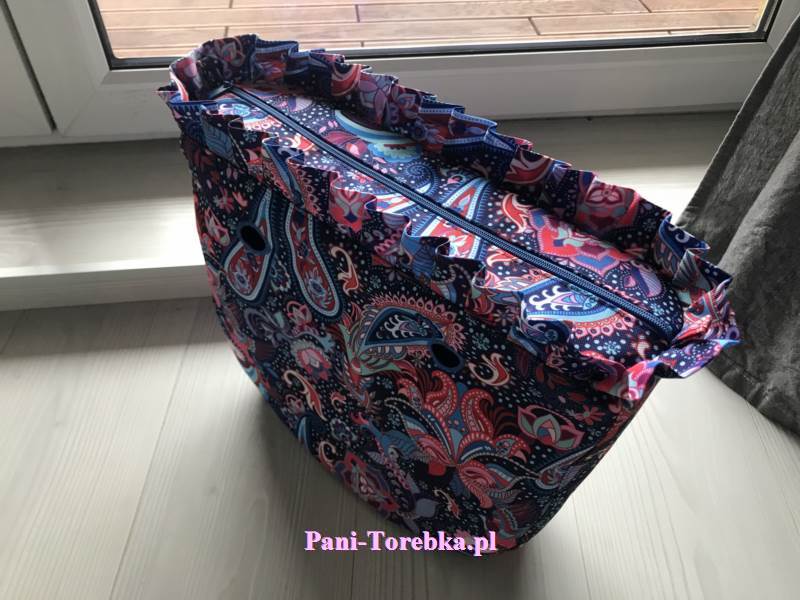 organizer standard plus falbanka paisley czerwony