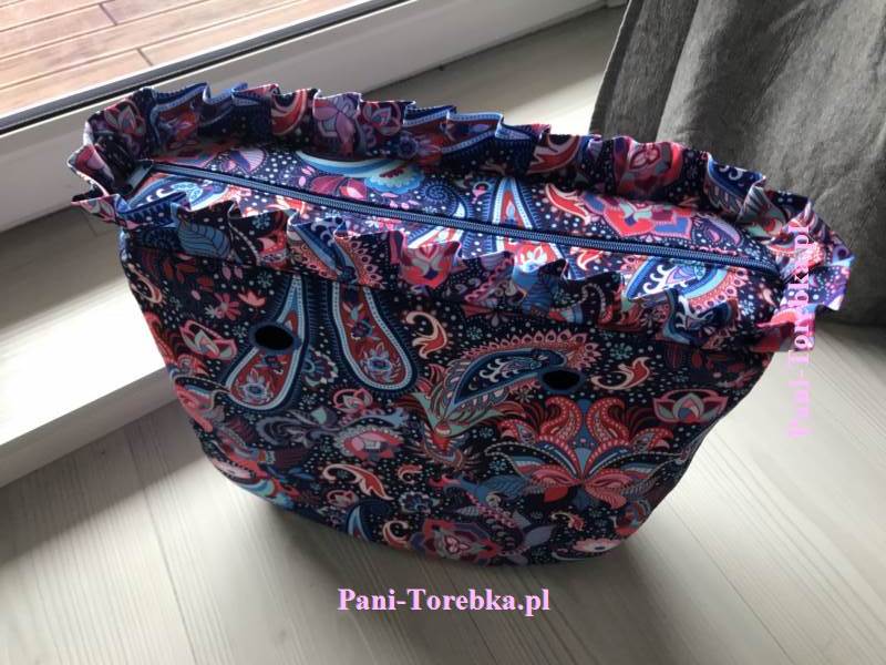 organizer standard plus falbanka paisley czerwony