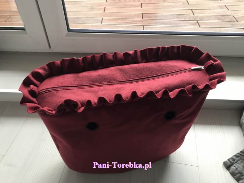 organizer standard plus falbanka mikrofaza bordo