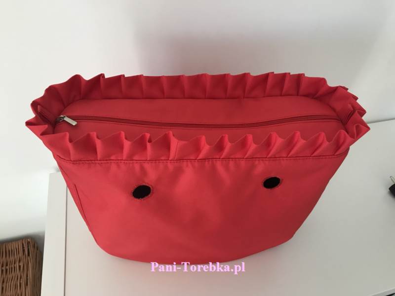 organizer obag standard plus falbanka czerwony