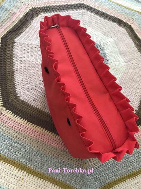 organizer obag standard plus falbanka czerwony