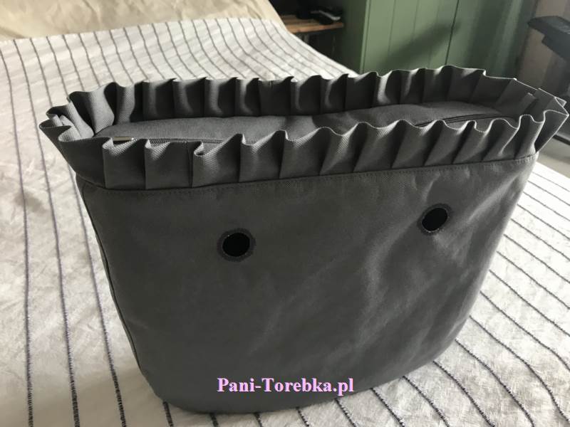 organizer obag standard plus falbanka ciemny szary