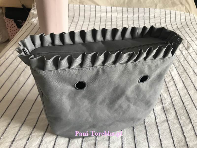 organizer obag standard plus falbanka ciemny szary