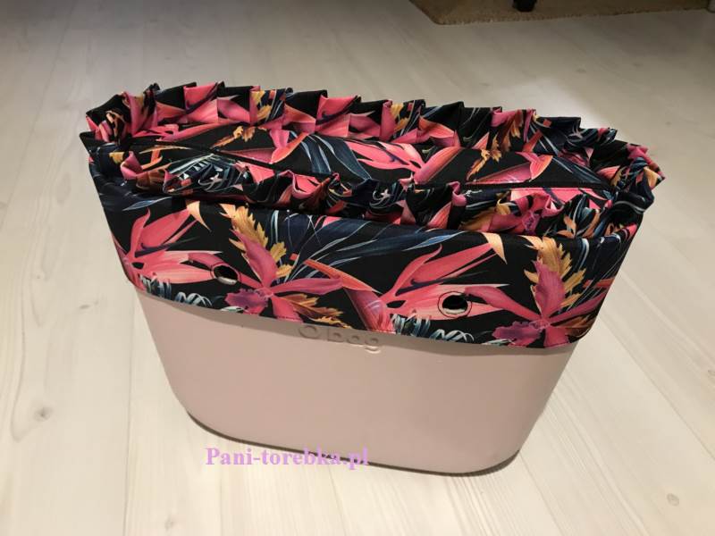 organizer standard z falbanką plus opaska dzikie kwiaty