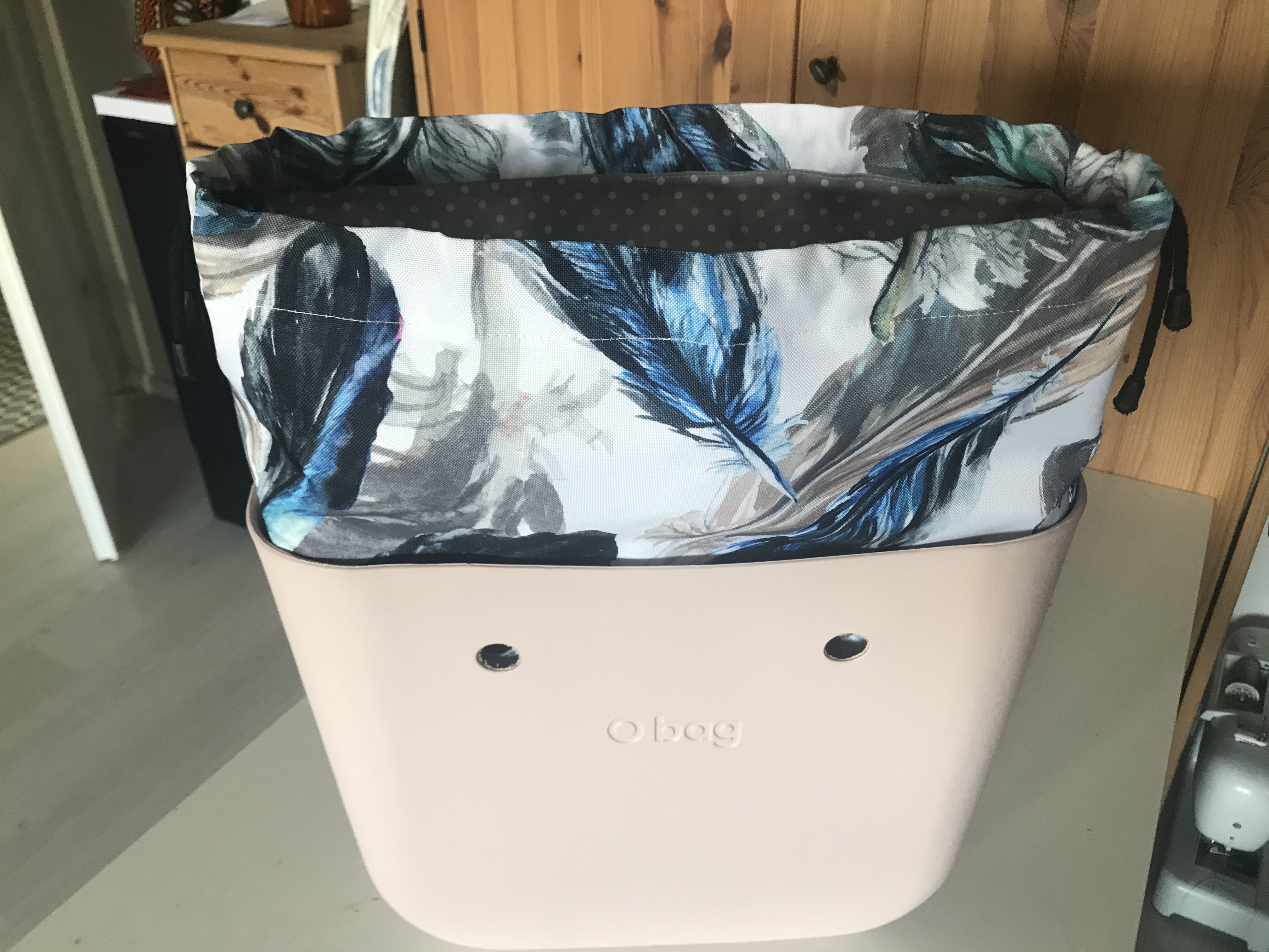 organizer komin obag standard niebieskie pióra