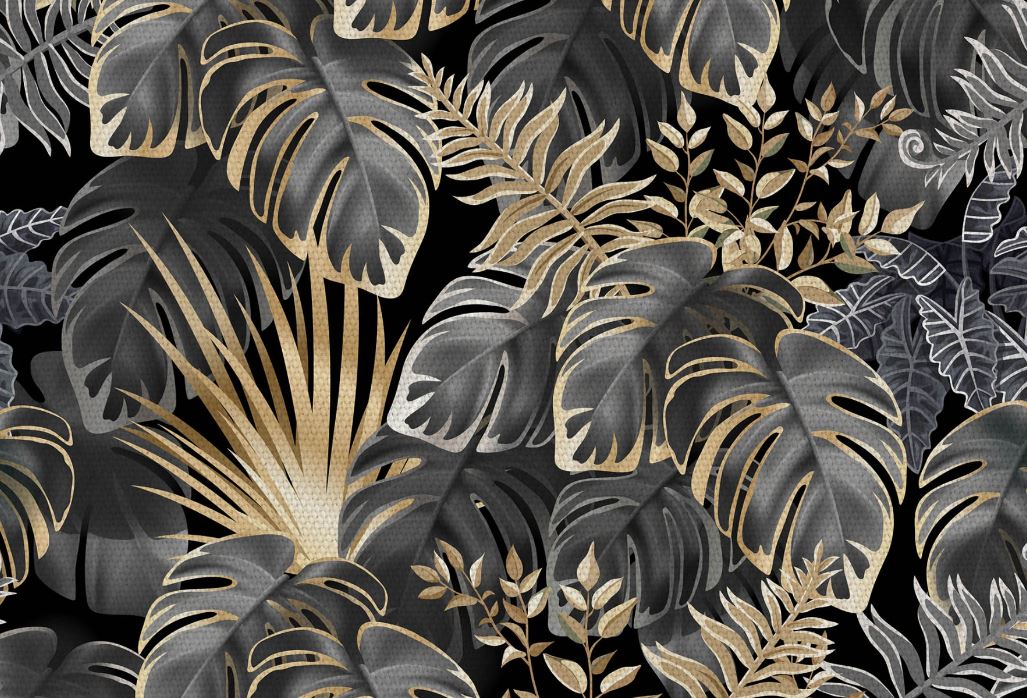 tkanina rośliny tropikalne