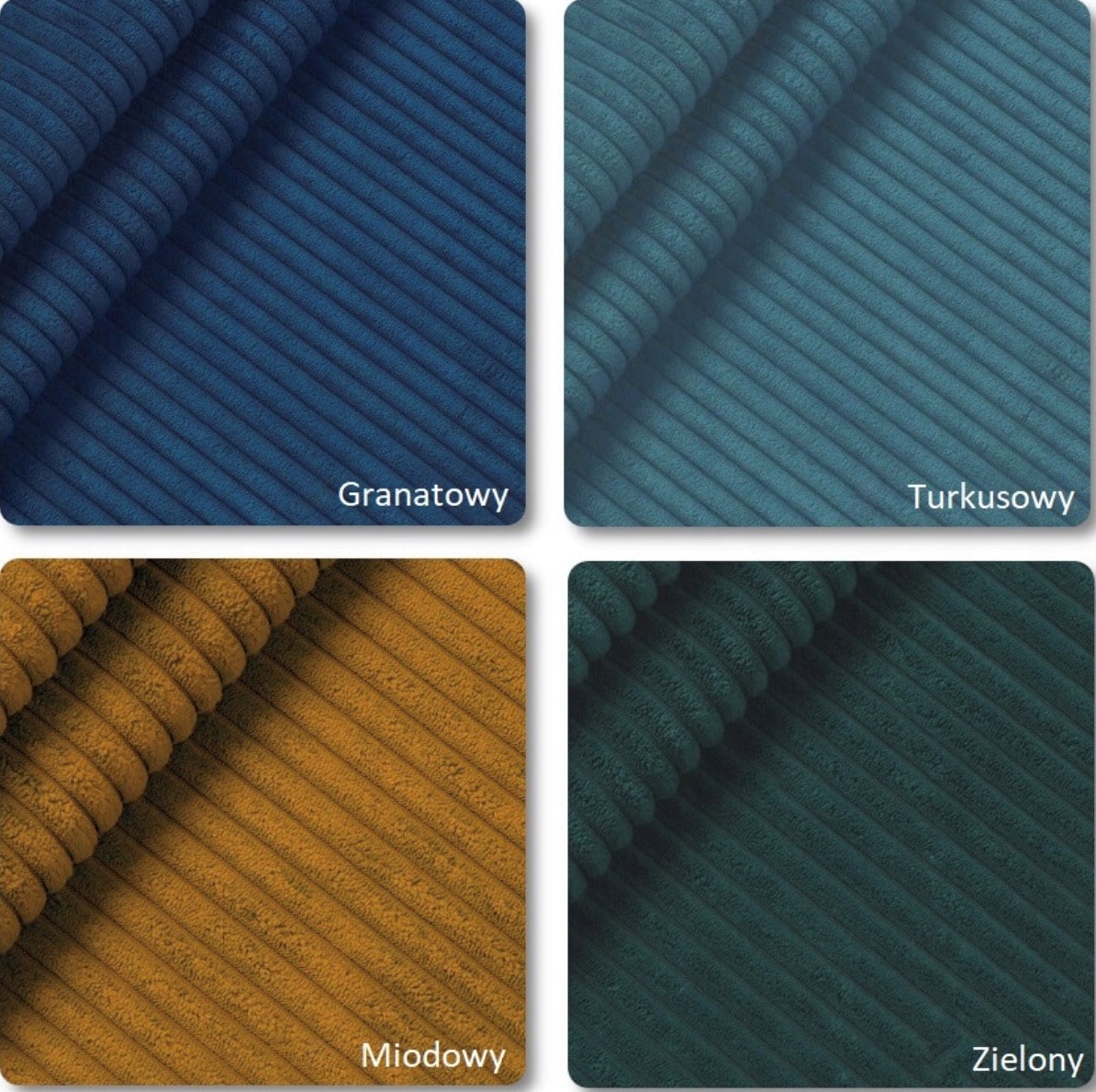 shopper bag sztruksowa turkusowy