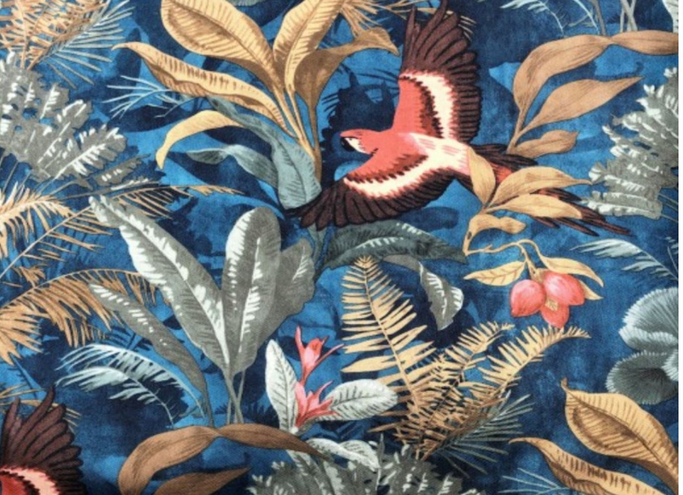 tkanina rajskie ptaki