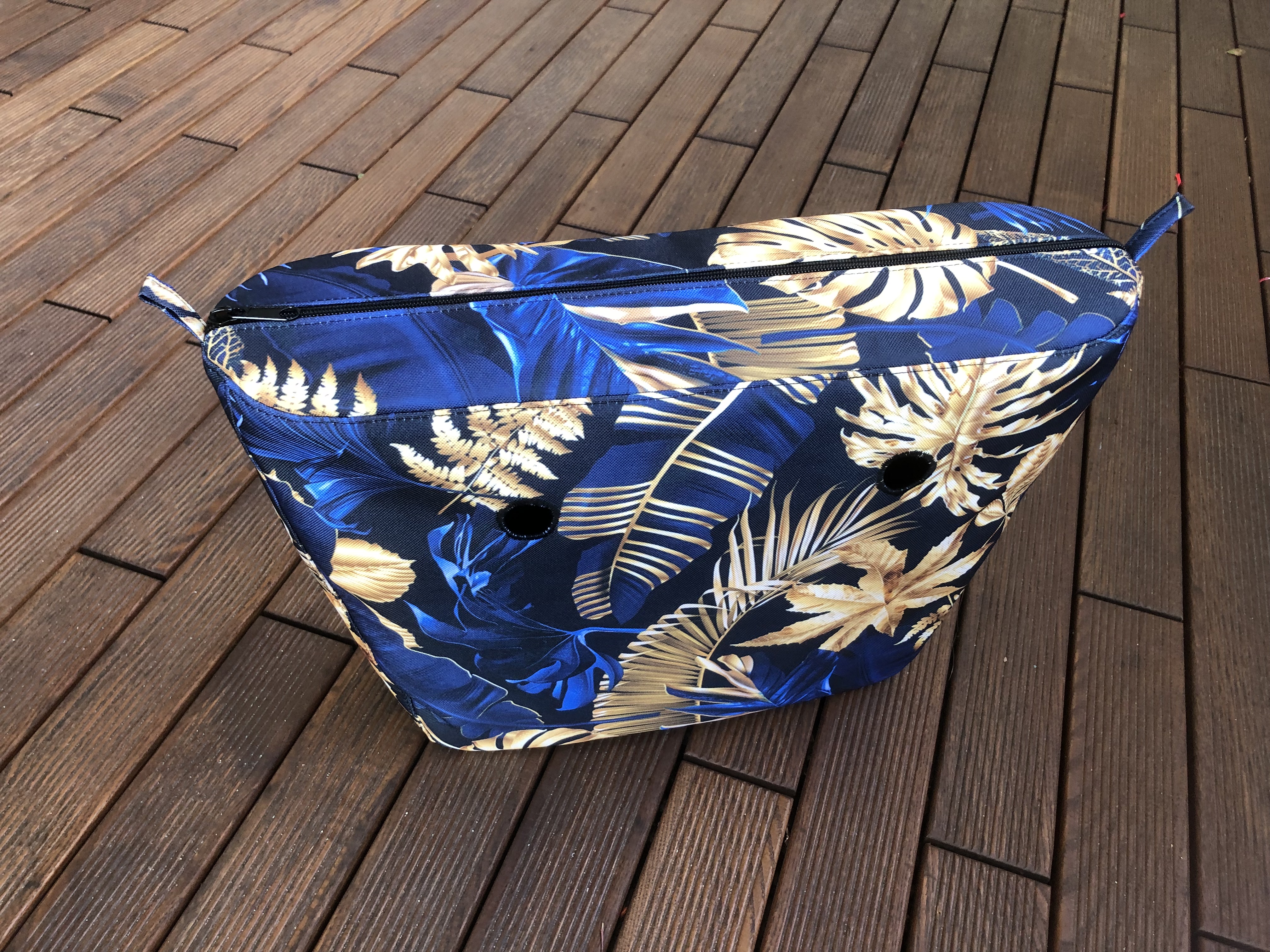 organizer obag urban duży liście złoty granat