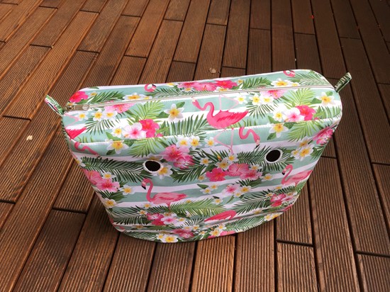 organizer obag standard flamingi paski