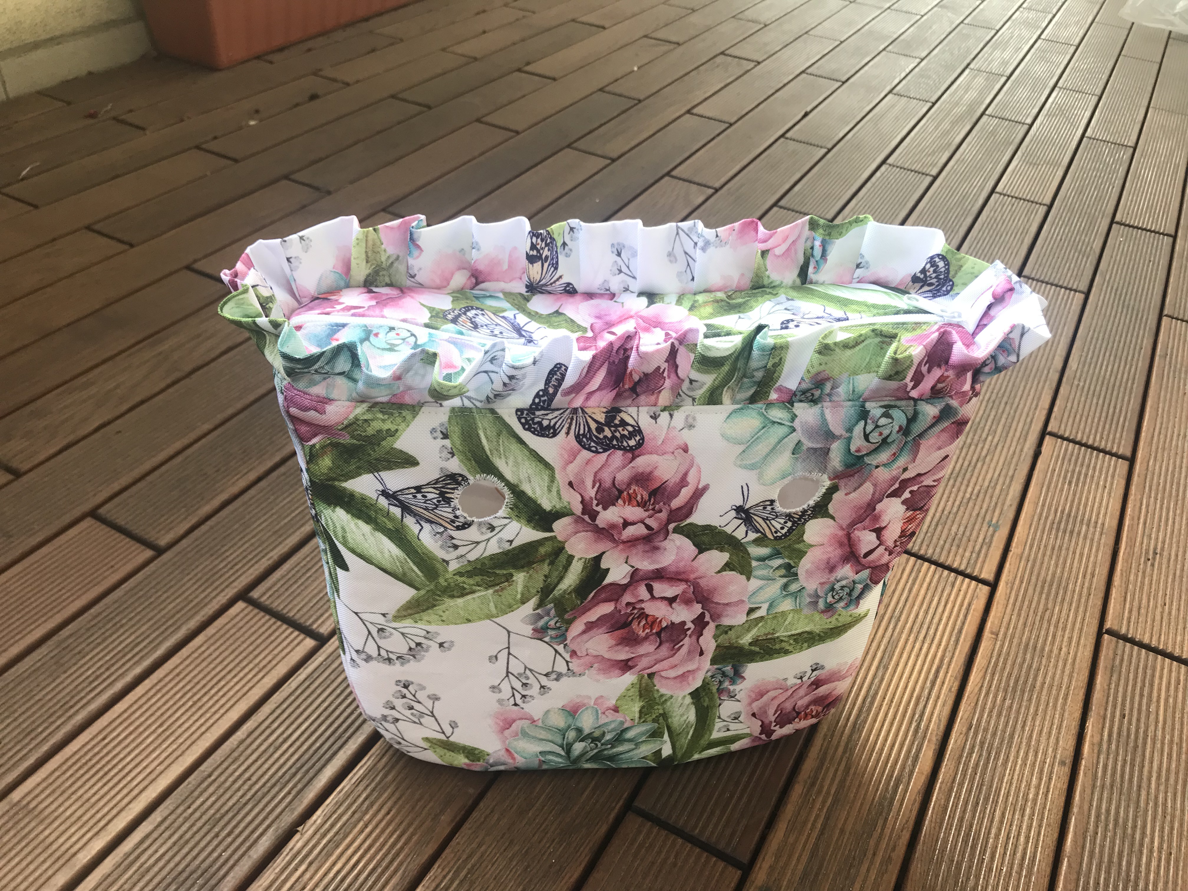 organizer obag mini plus falbanka motyle ogrodowe