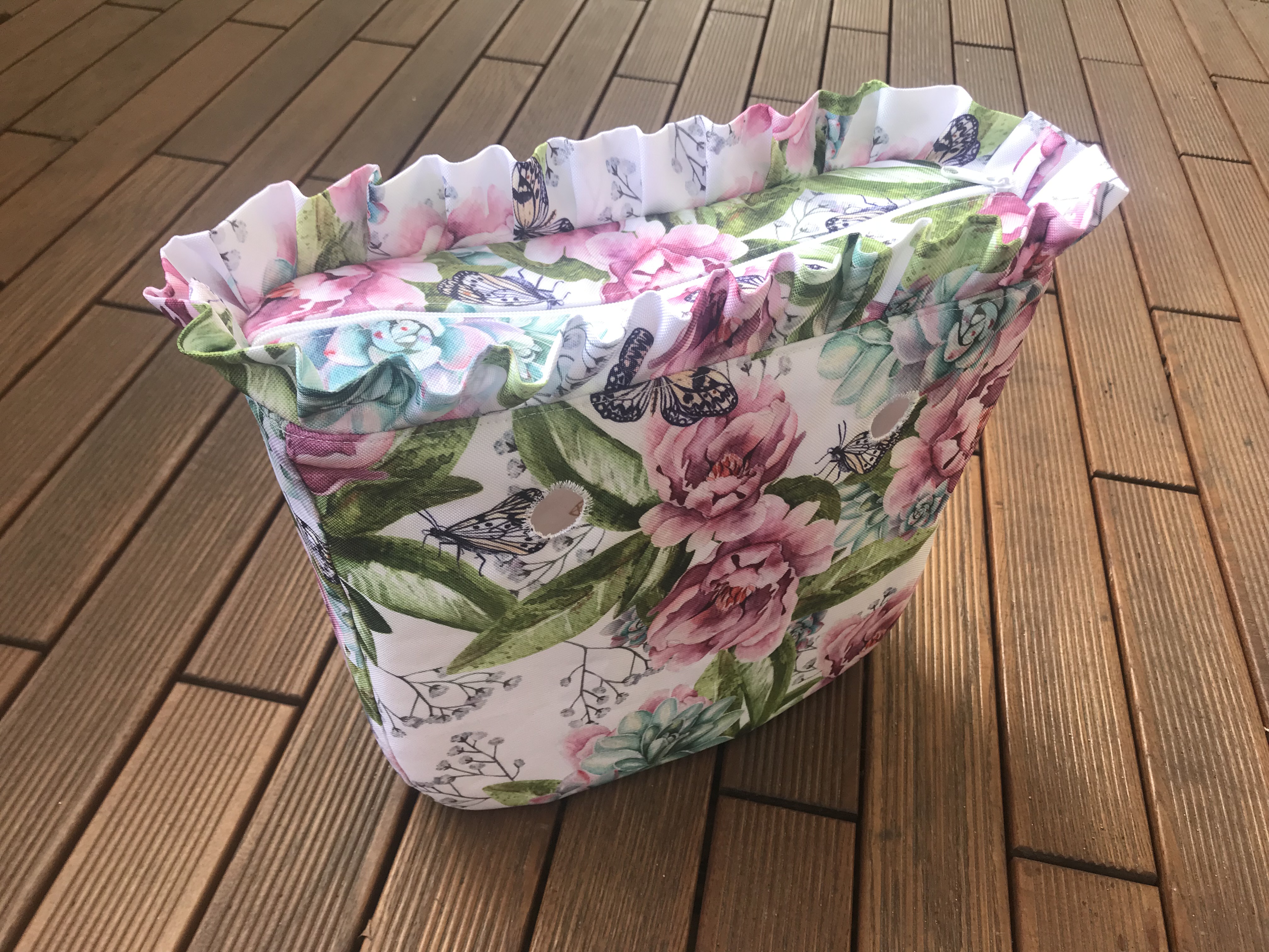 organizer obag mini plus falbanka motyle ogrodowe