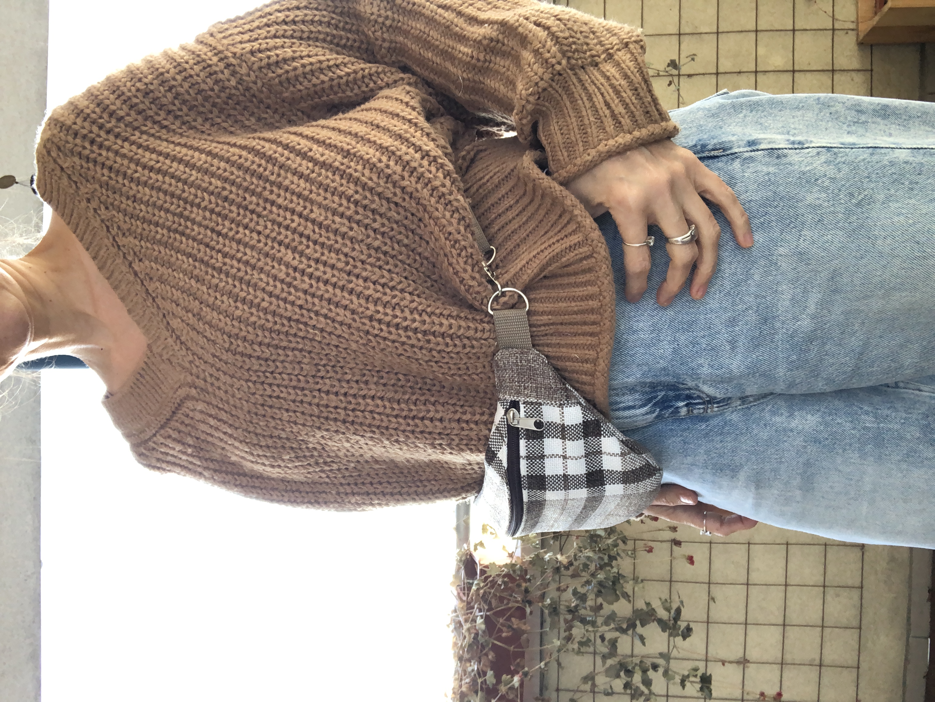 Nerka brązowa kratka