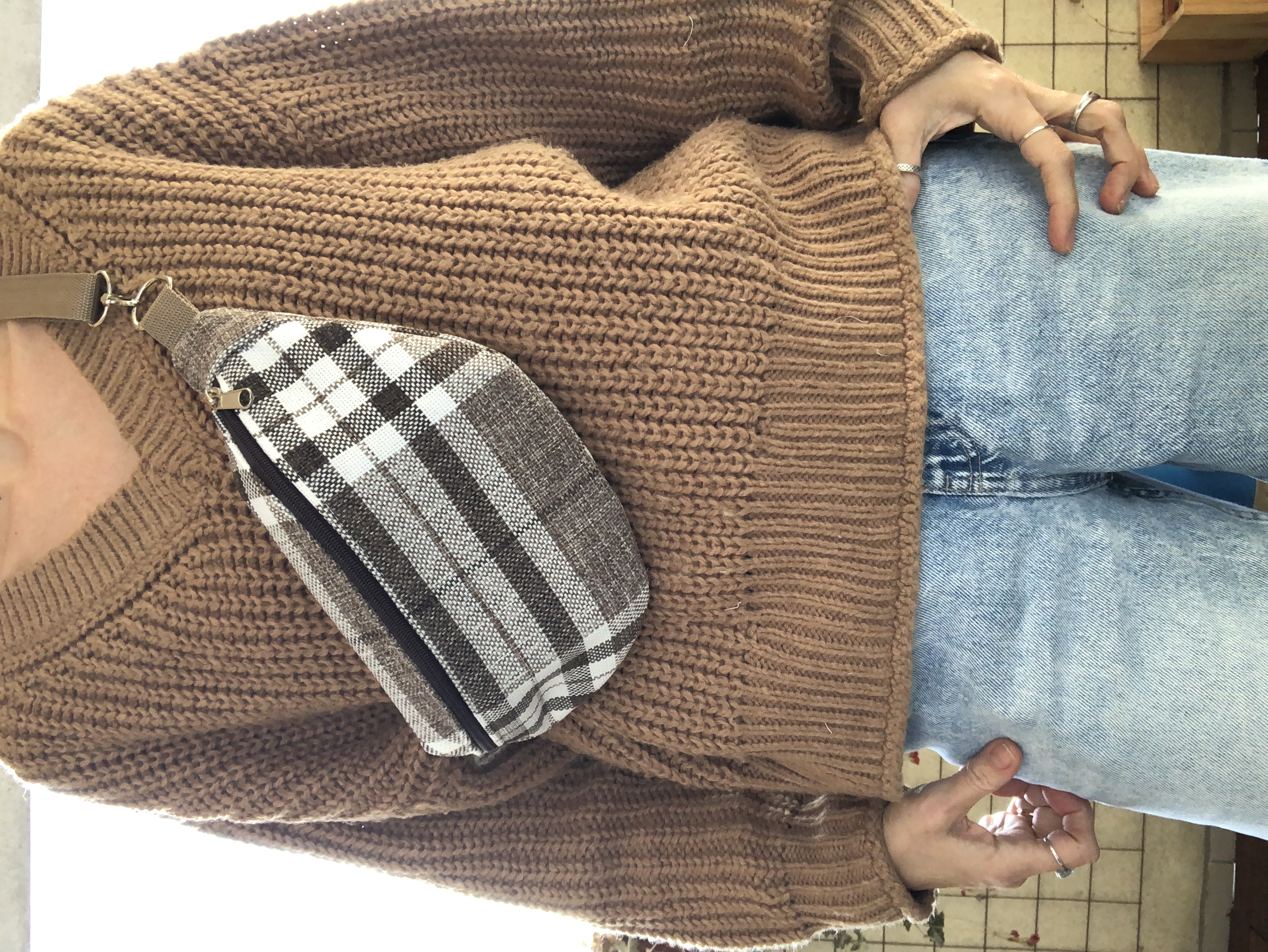 Nerka brązowa kratka